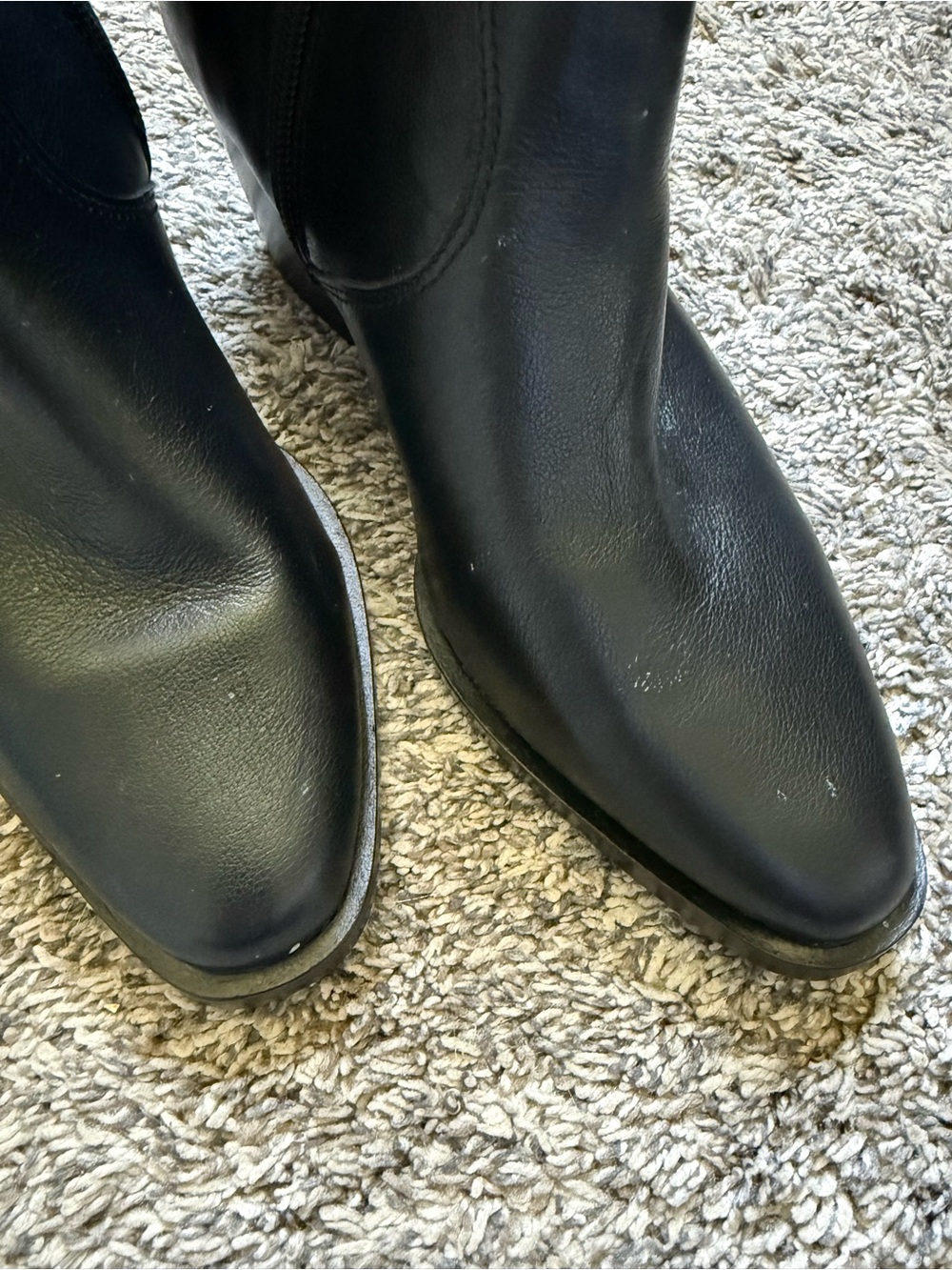 Abercrombie & Fitch Black Chelsea Block Heel Ankle Boots - Women - Picture 4 of 8